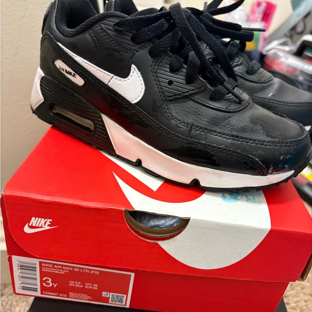 Nike Air Max 90 Black and White Shoes